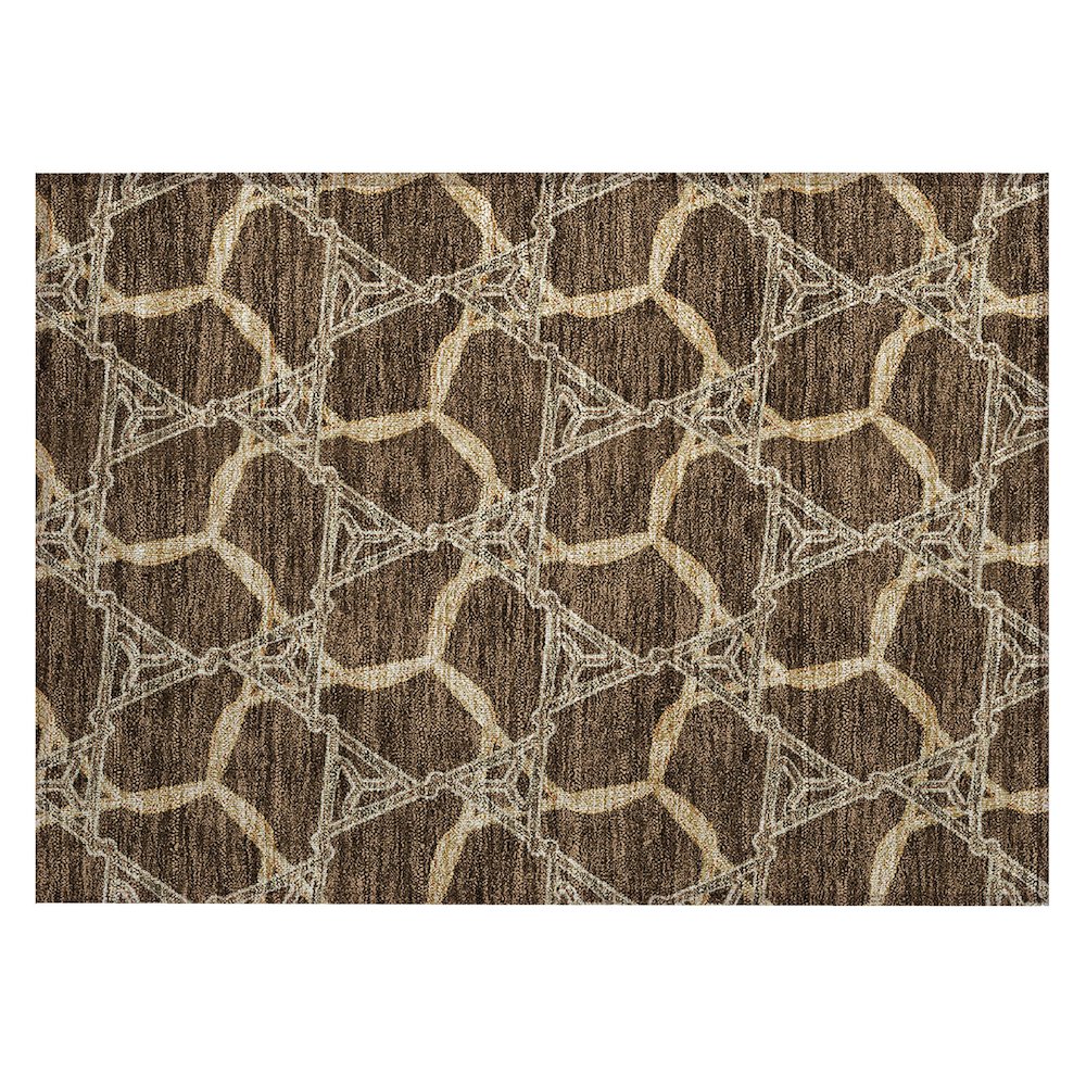 Chantille ACN959 Brown 1'8" x 2'6" Rug. Picture 1
