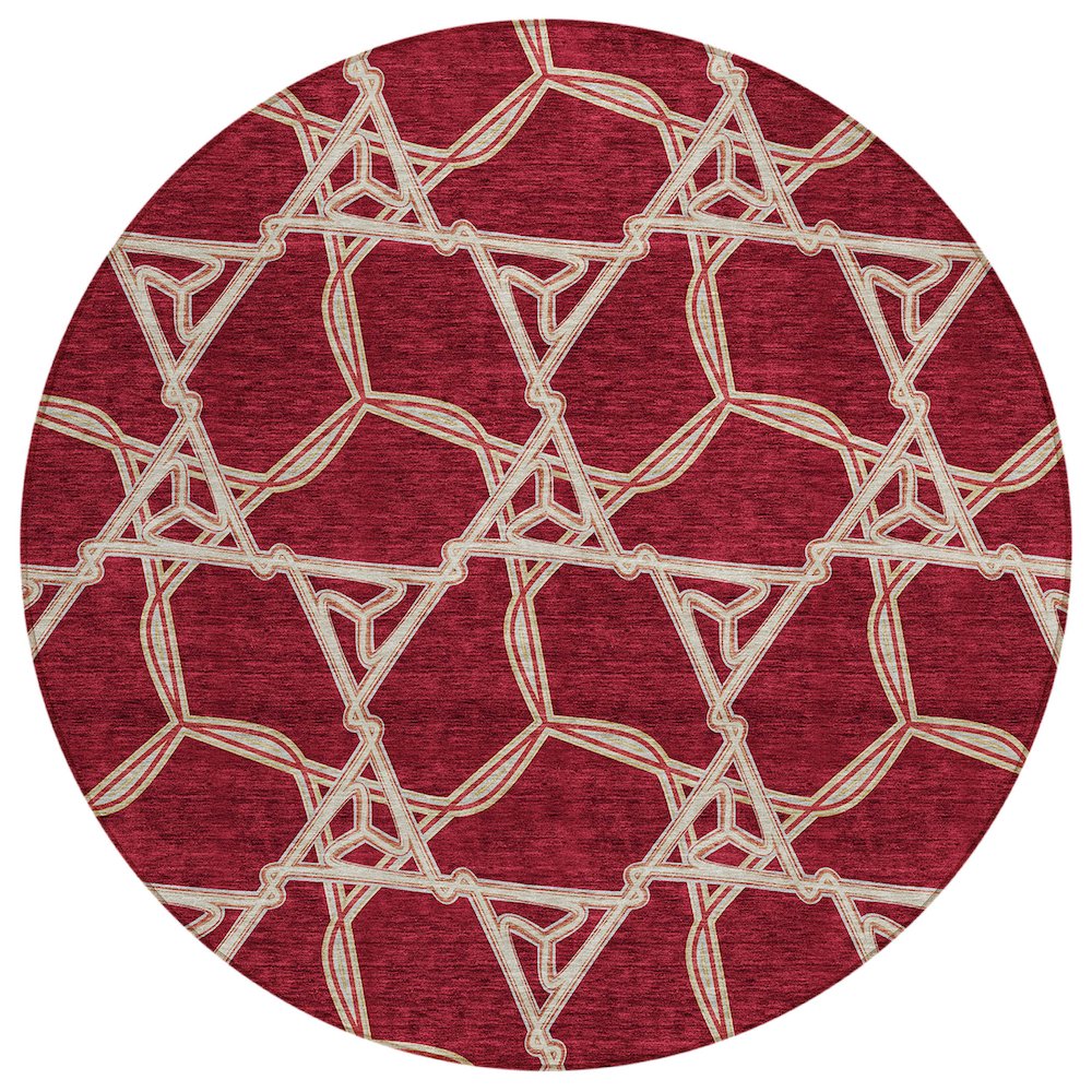 Chantille ACN959 Red 8' x 8' Rug. Picture 1