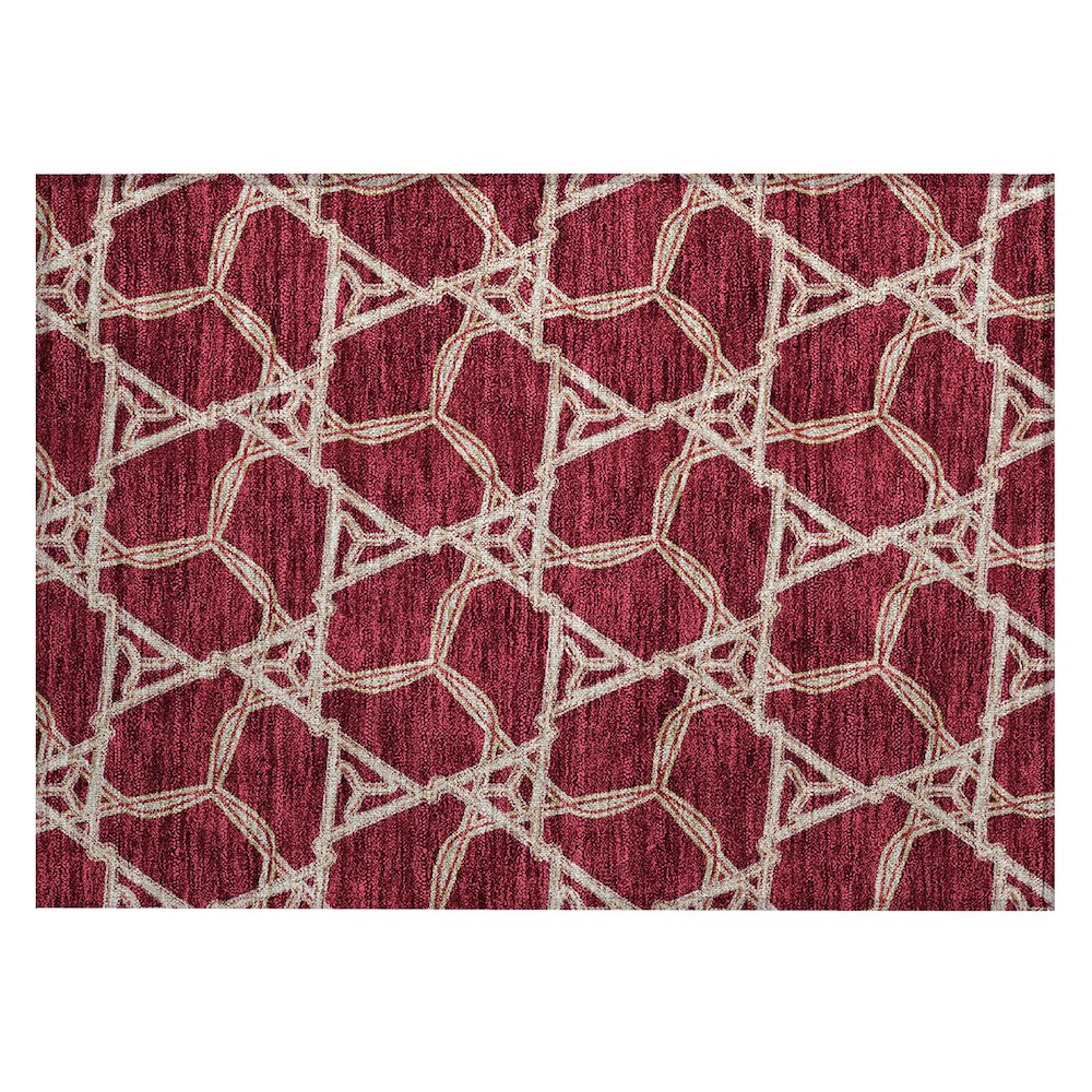 Chantille ACN959 Red 1'8" x 2'6" Rug. Picture 1