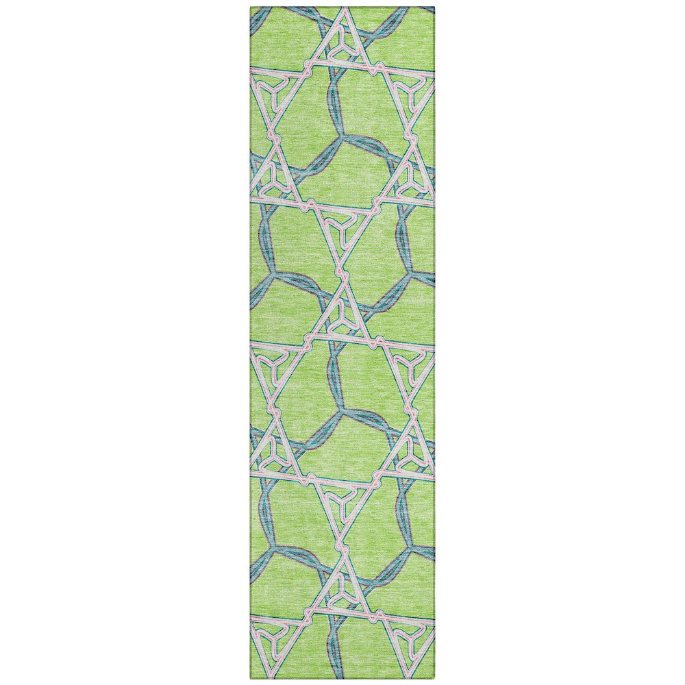 Chantille ACN959 Green 2'3" x 7'6" Rug. Picture 1