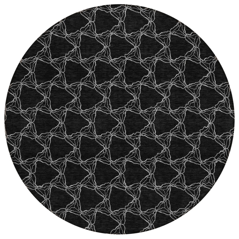 Chantille ACN960 Black 8' x 8' Rug. Picture 1