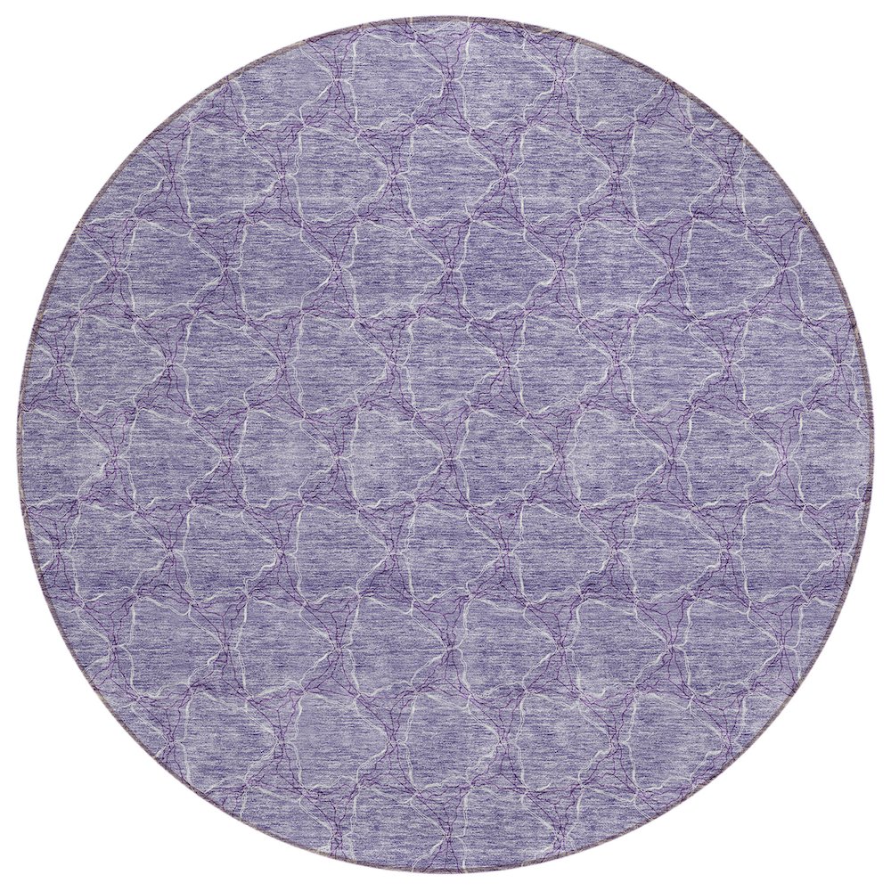 Chantille ACN960 Purple 8' x 8' Rug. Picture 1