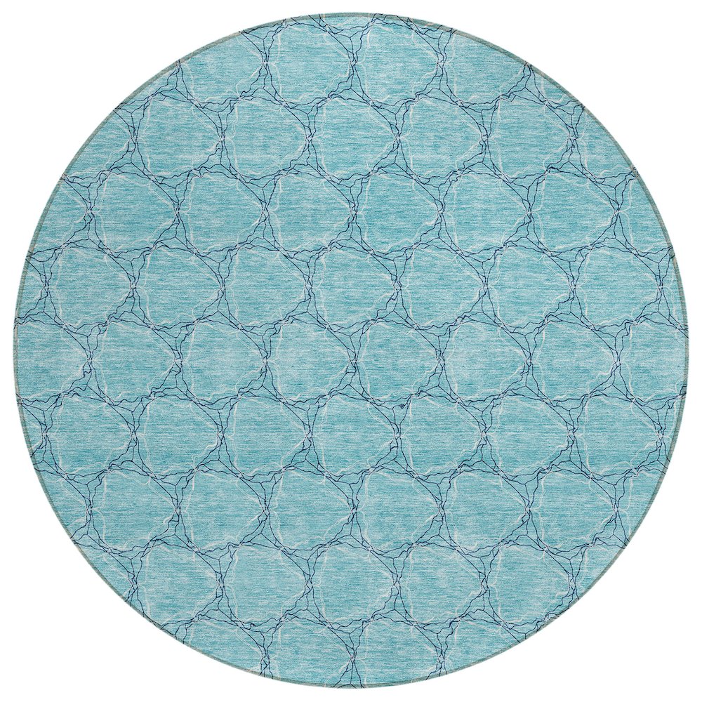 Chantille ACN960 Teal 8' x 8' Rug. Picture 1