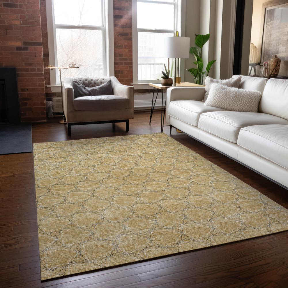 Chantille ACN960 Gold 2'6" x 3'10" Rug. Picture 5