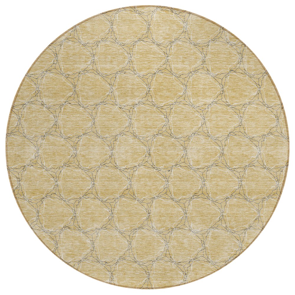 Chantille ACN960 Gold 8' x 8' Rug. Picture 1