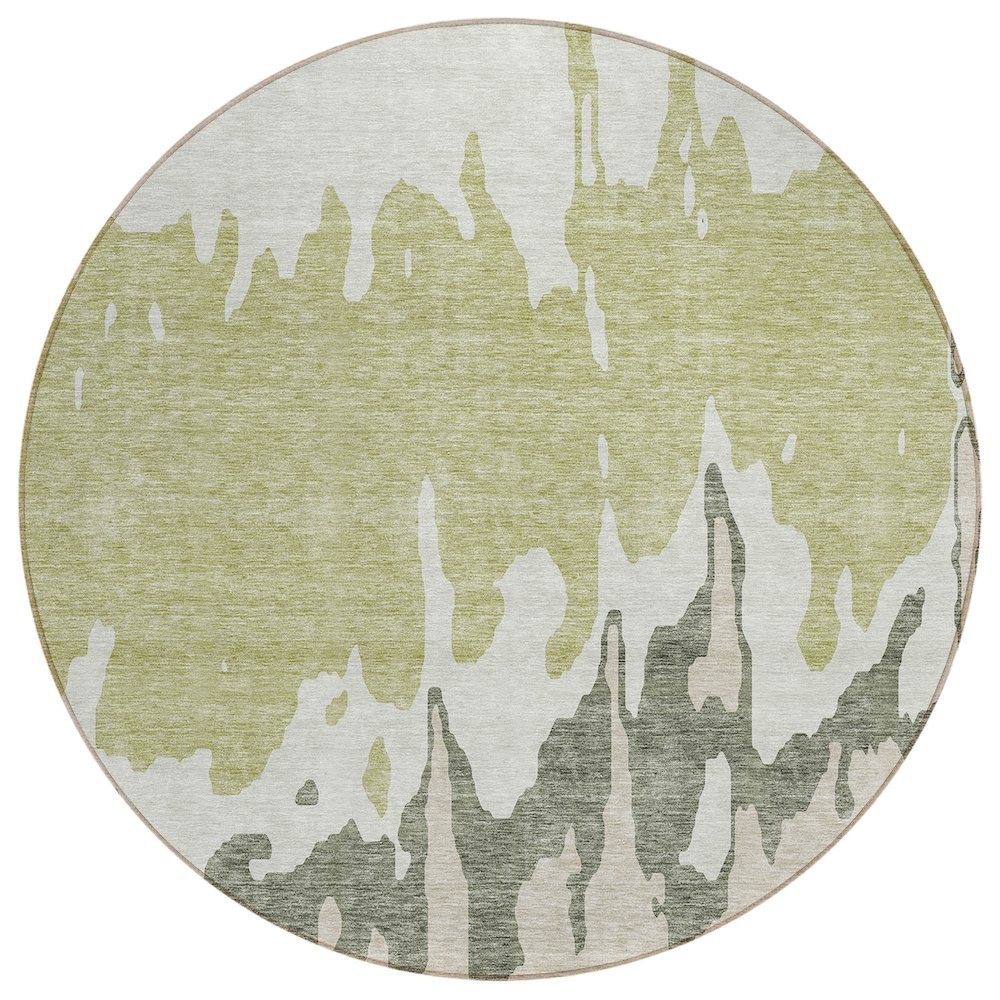 Chantille ACN961 Green 8' x 8' Rug. Picture 1