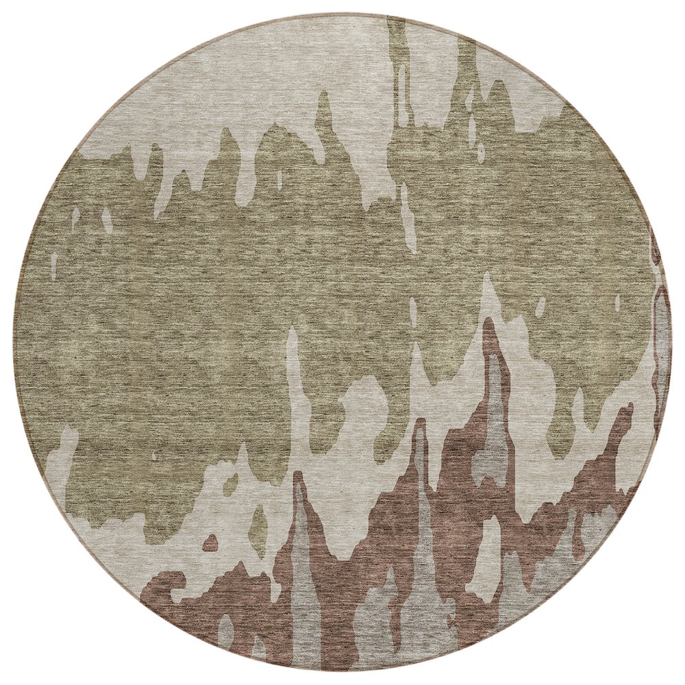 Chantille ACN961 Brown 8' x 8' Rug. Picture 1