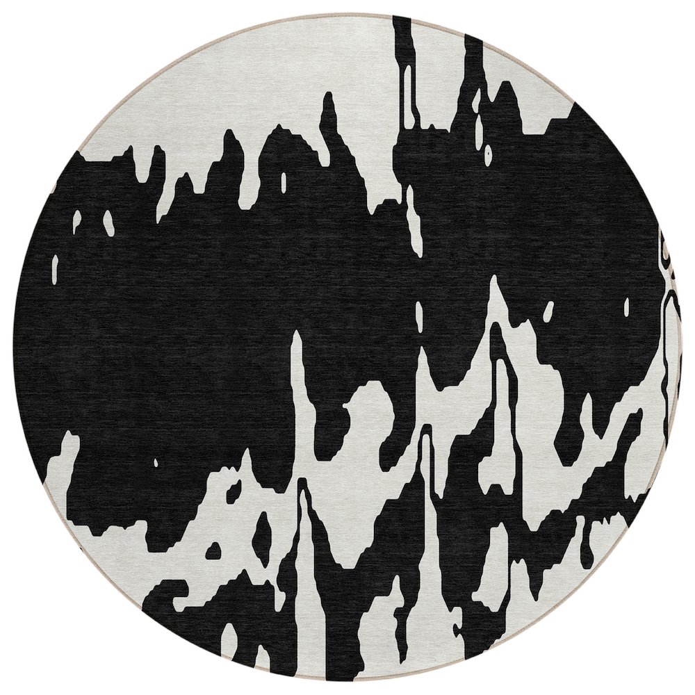 Chantille ACN961 Black 8' x 8' Rug. Picture 1