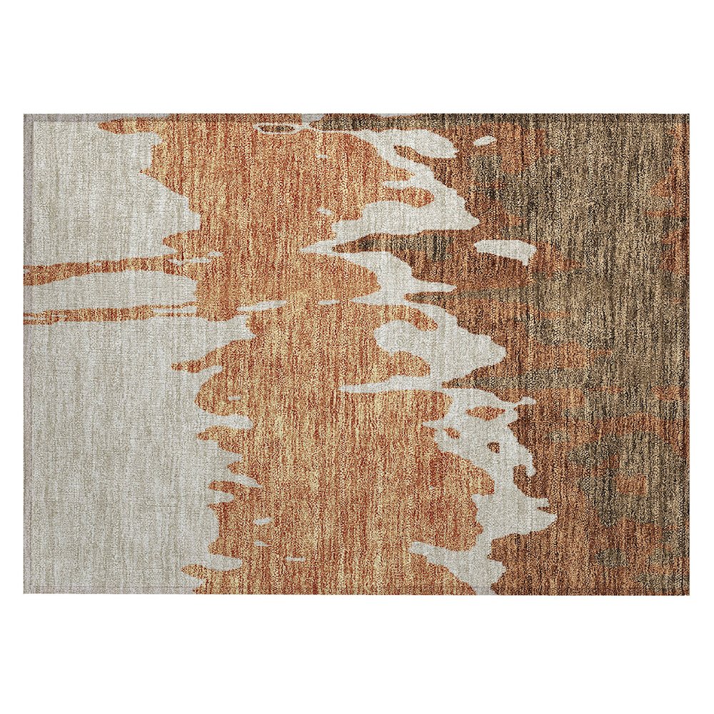 Chantille ACN961 Orange 1'8" x 2'6" Rug. Picture 1