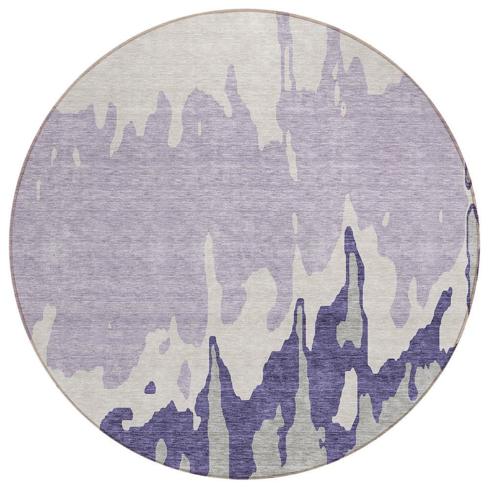 Chantille ACN961 Purple 8' x 8' Rug. Picture 1