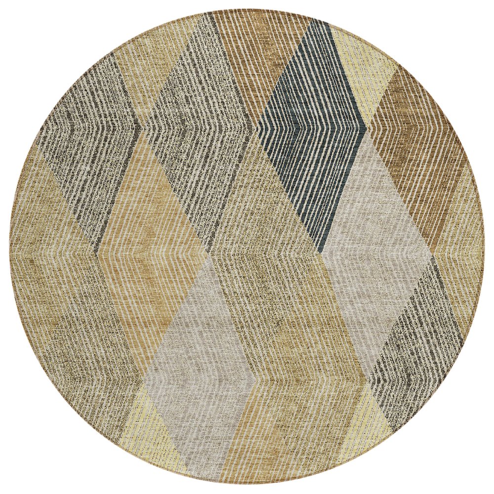 Chantille ACN962 Brown 8' x 8' Rug. Picture 1