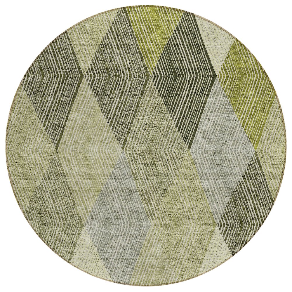 Chantille ACN962 Green 8' x 8' Rug. Picture 1