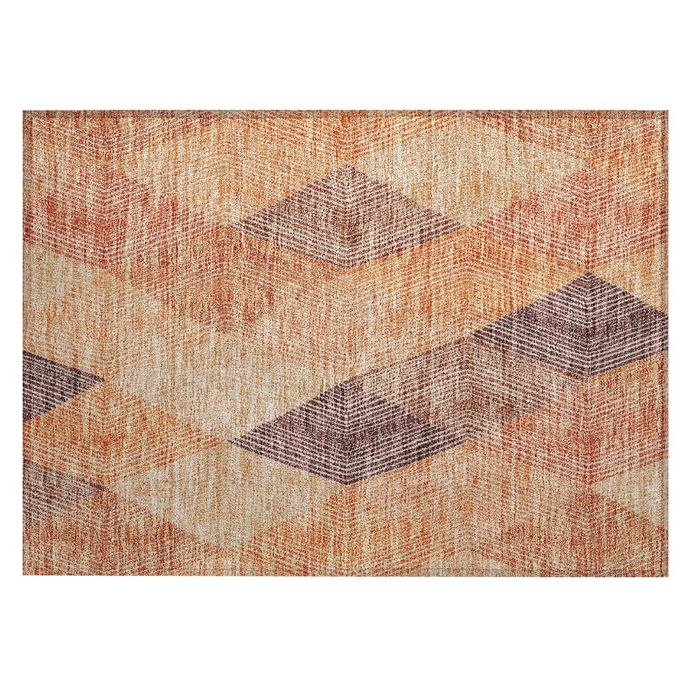 Chantille ACN962 Orange 1'8" x 2'6" Rug. Picture 1