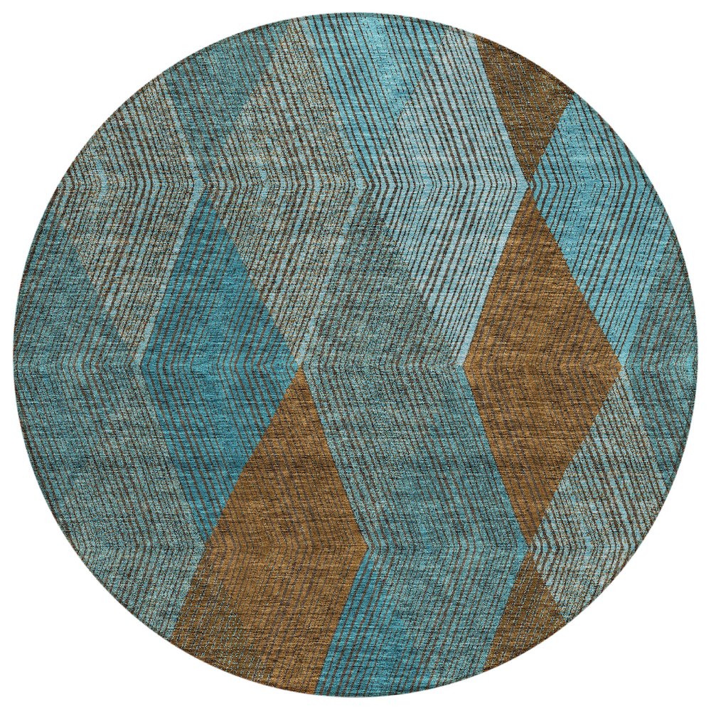 Chantille ACN962 Teal 8' x 8' Rug. Picture 1