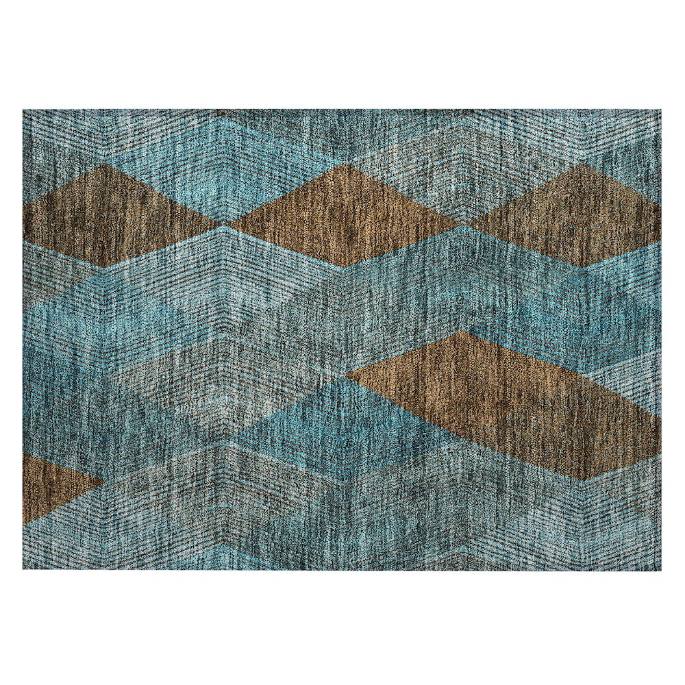 Chantille ACN962 Teal 1'8" x 2'6" Rug. Picture 1