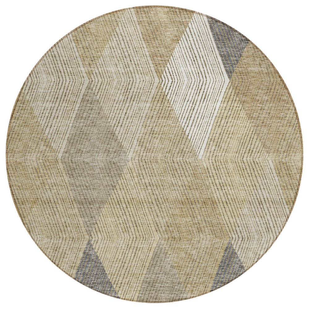 Chantille ACN962 Gold 8' x 8' Rug. Picture 1