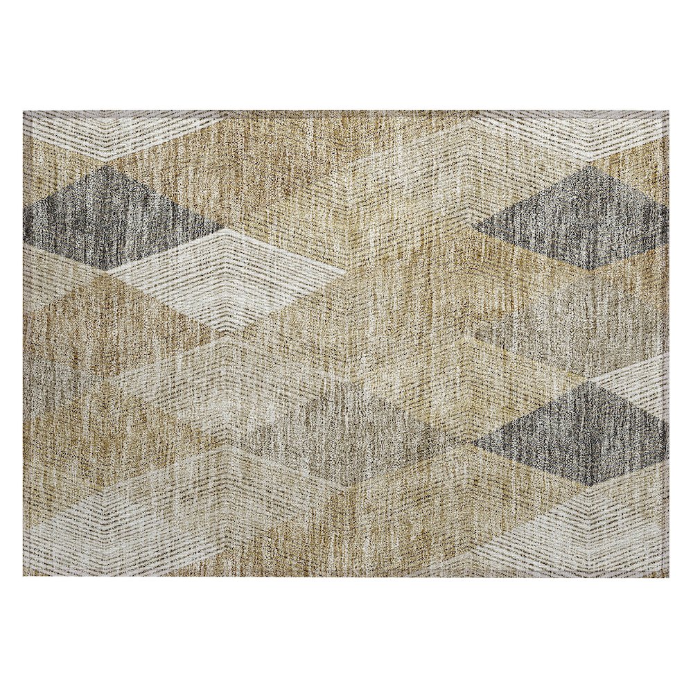 Chantille ACN962 Gold 1'8" x 2'6" Rug. Picture 1