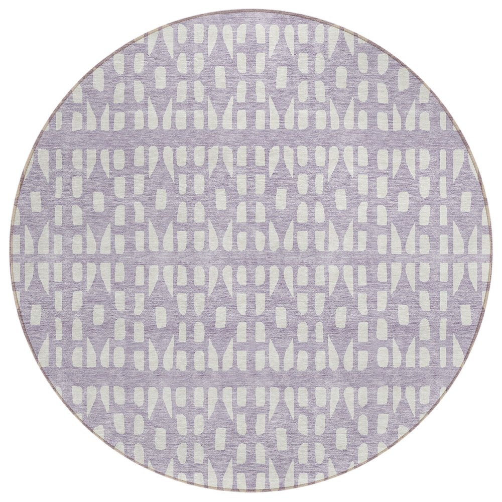 Chantille ACN963 Purple 8' x 8' Rug. Picture 1