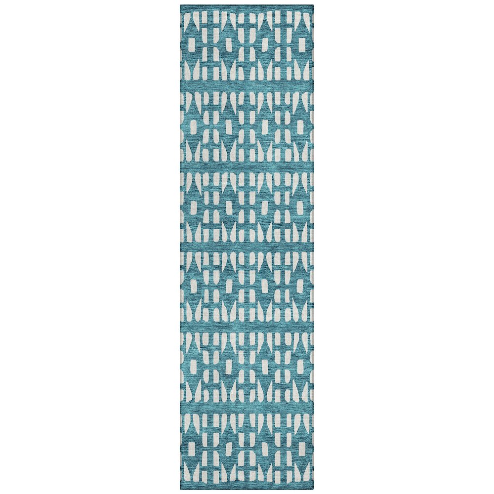 Chantille ACN963 Teal 2'3" x 7'6" Rug. Picture 1