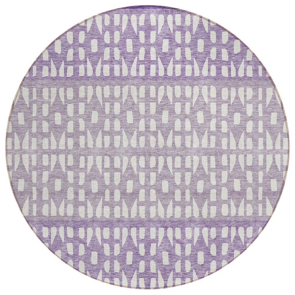 Chantille ACN964 Purple 8' x 8' Rug. Picture 1