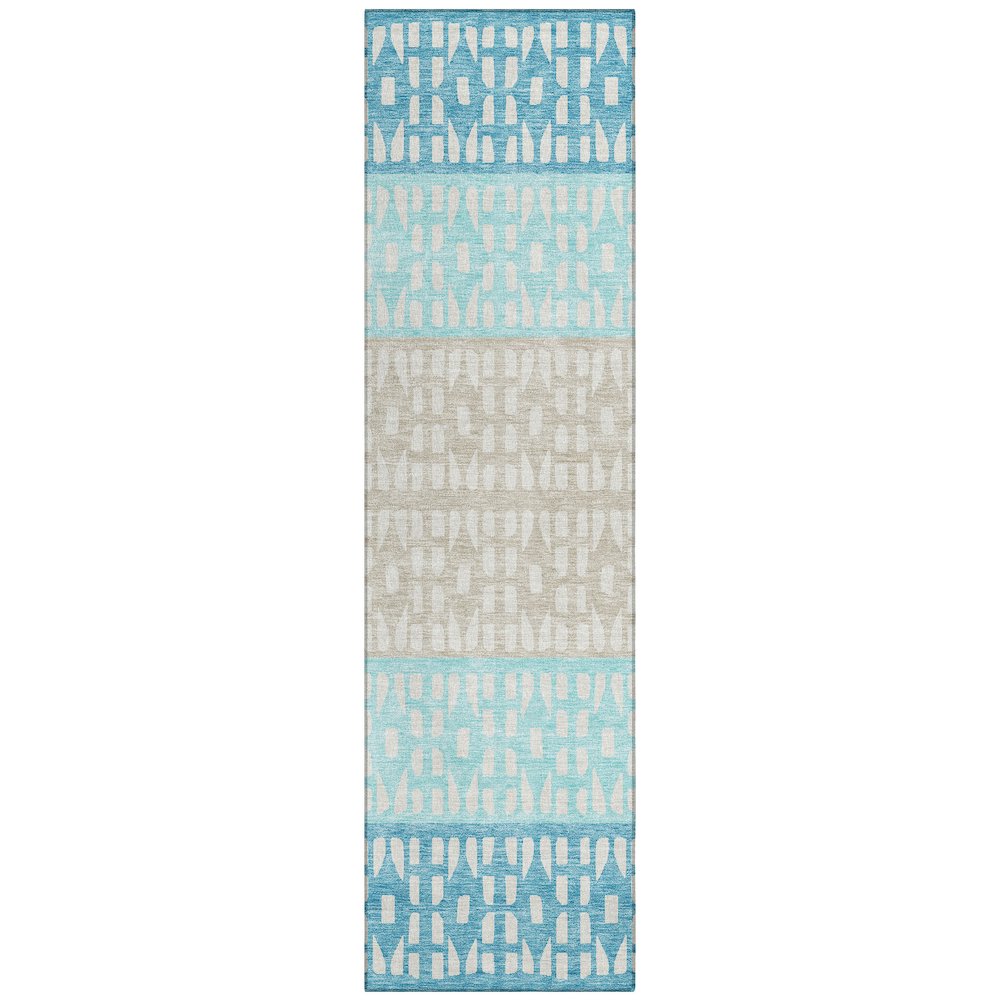 Chantille ACN964 Teal 2'3" x 7'6" Rug. Picture 1