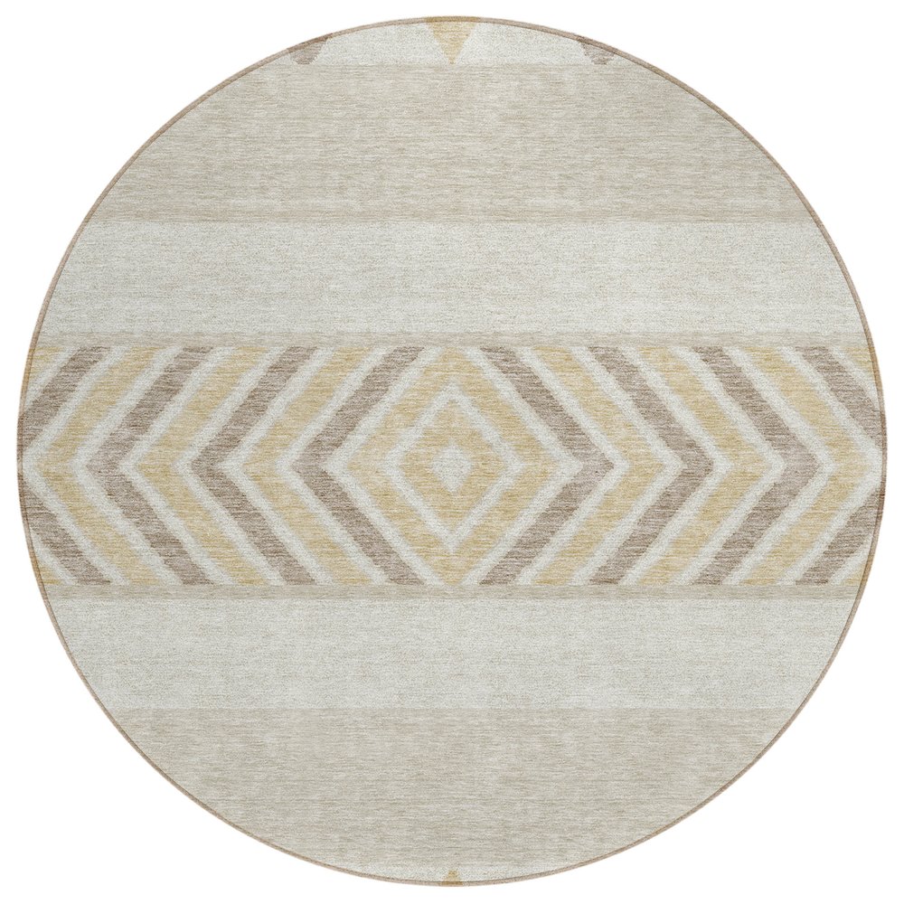 Chantille ACN965 Brown 8' x 8' Rug. Picture 1