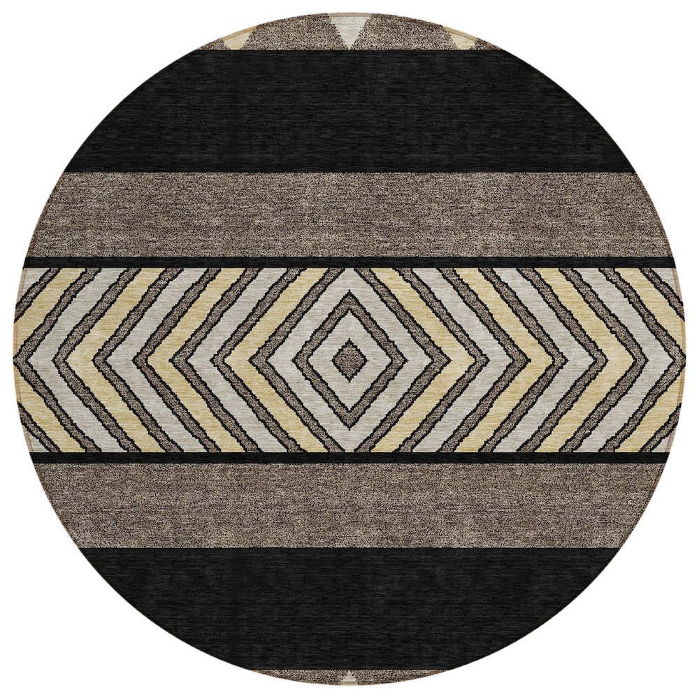 Chantille ACN965 Black 8' x 8' Rug. Picture 1