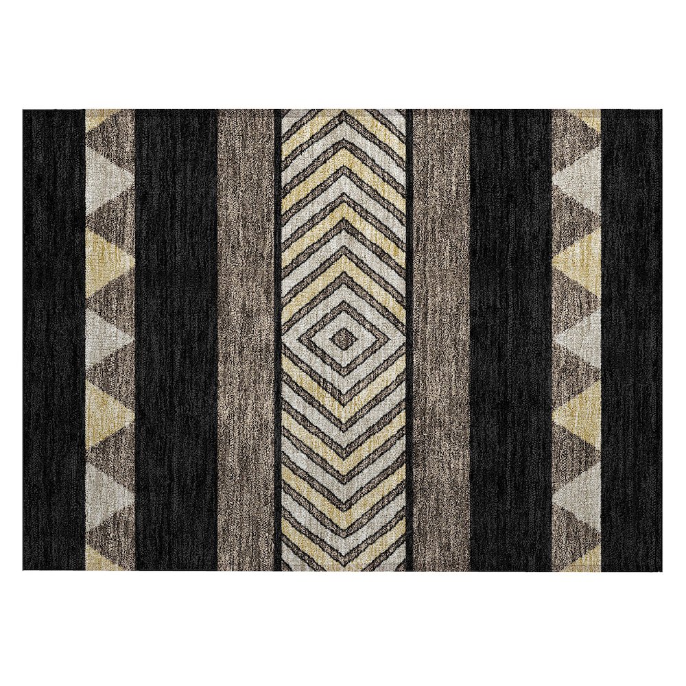 Chantille ACN965 Black 1'8" x 2'6" Rug. Picture 1