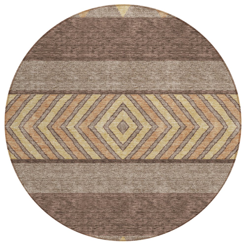 Chantille ACN965 Brown 8' x 8' Rug. Picture 1