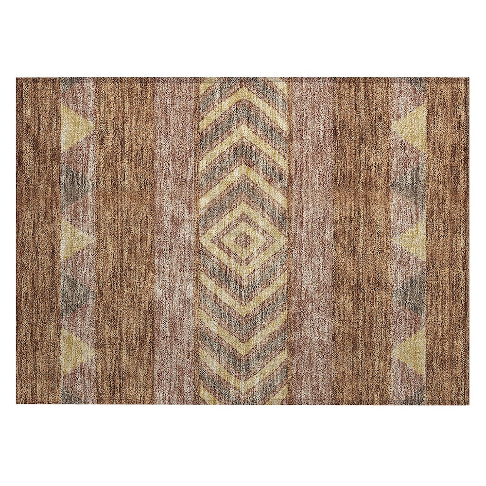 Chantille ACN965 Orange 1'8" x 2'6" Rug. Picture 1