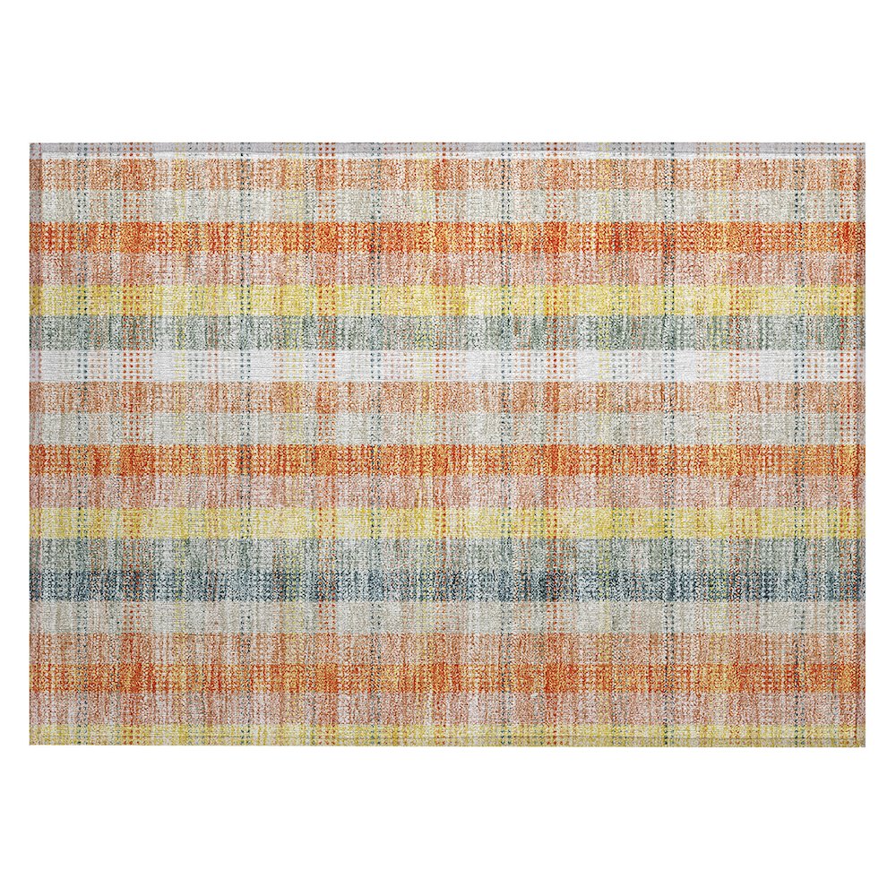 Chantille ACN966 Orange 1'8" x 2'6" Rug. Picture 1