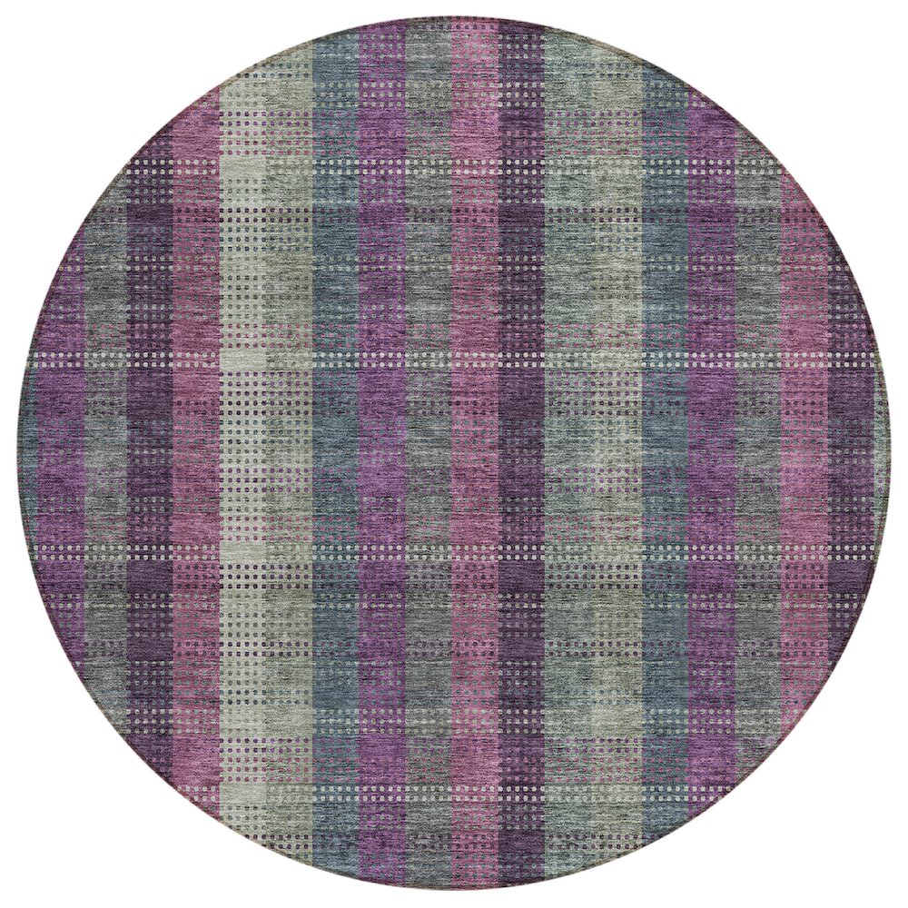 Chantille ACN966 Purple 8' x 8' Rug. Picture 1