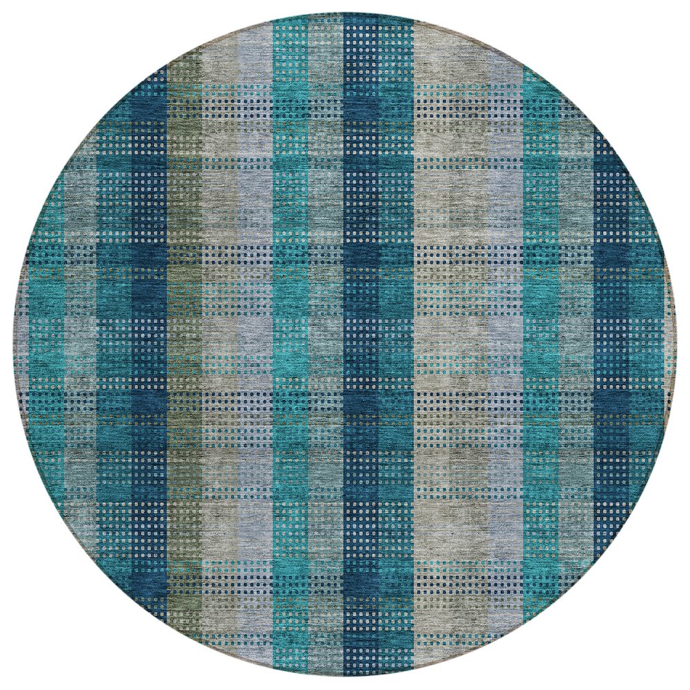 Chantille ACN966 Teal 8' x 8' Rug. Picture 1