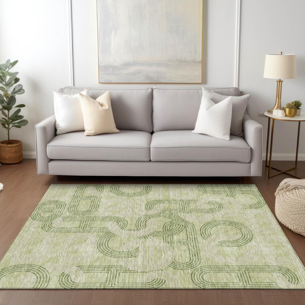 Chantille ACN967 Green 2'6" x 3'10" Rug. Picture 5