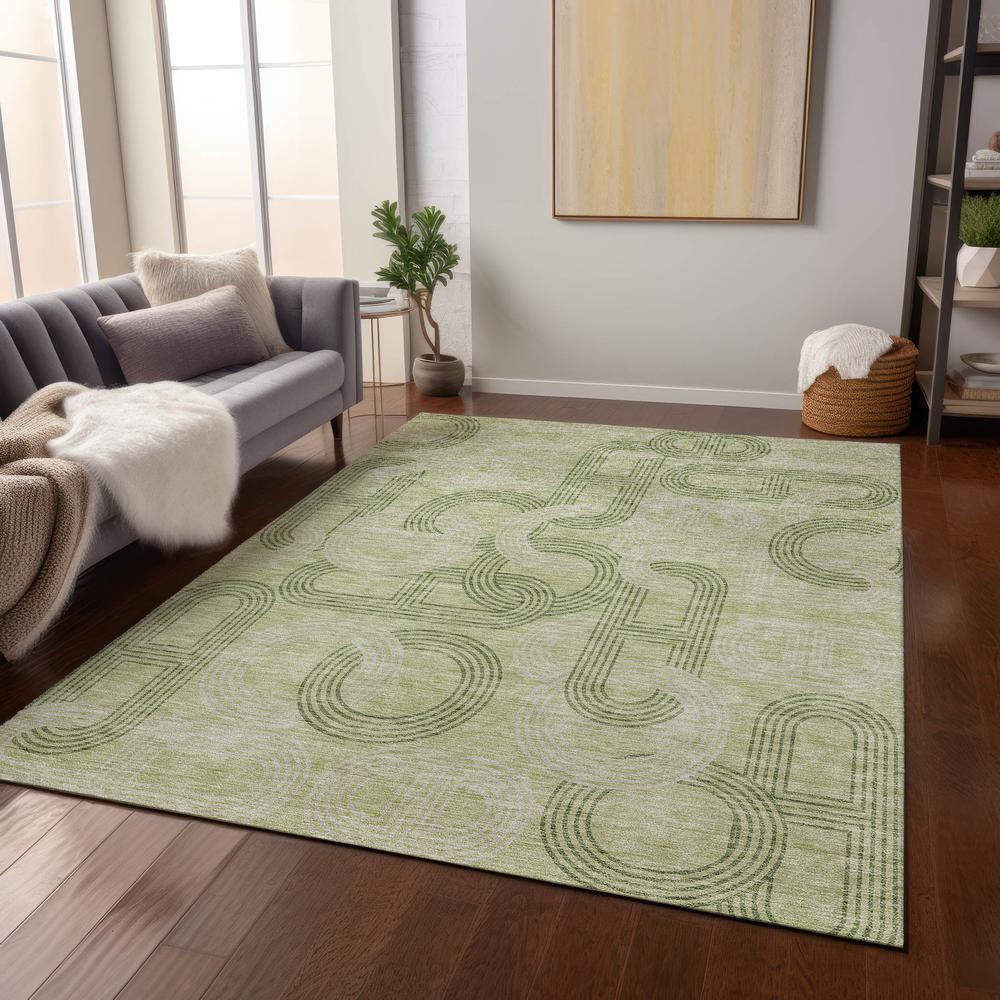 Chantille ACN967 Green 2'6" x 3'10" Rug. Picture 6