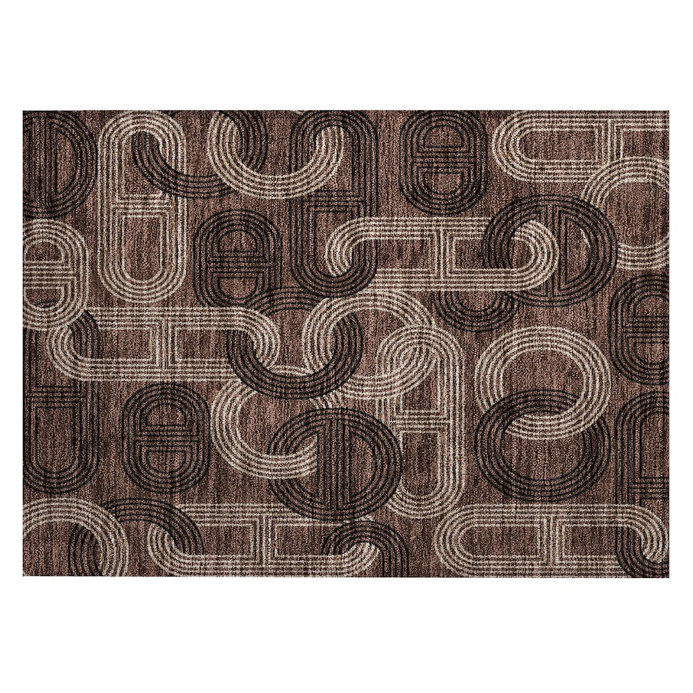 Chantille ACN967 Brown 1'8" x 2'6" Rug. Picture 1