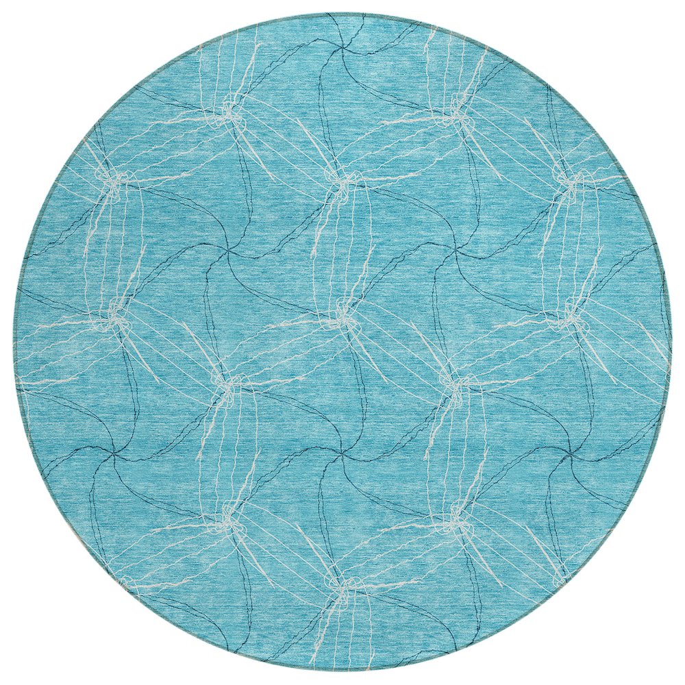 Chantille ACN968 Teal 8' x 8' Rug. Picture 1