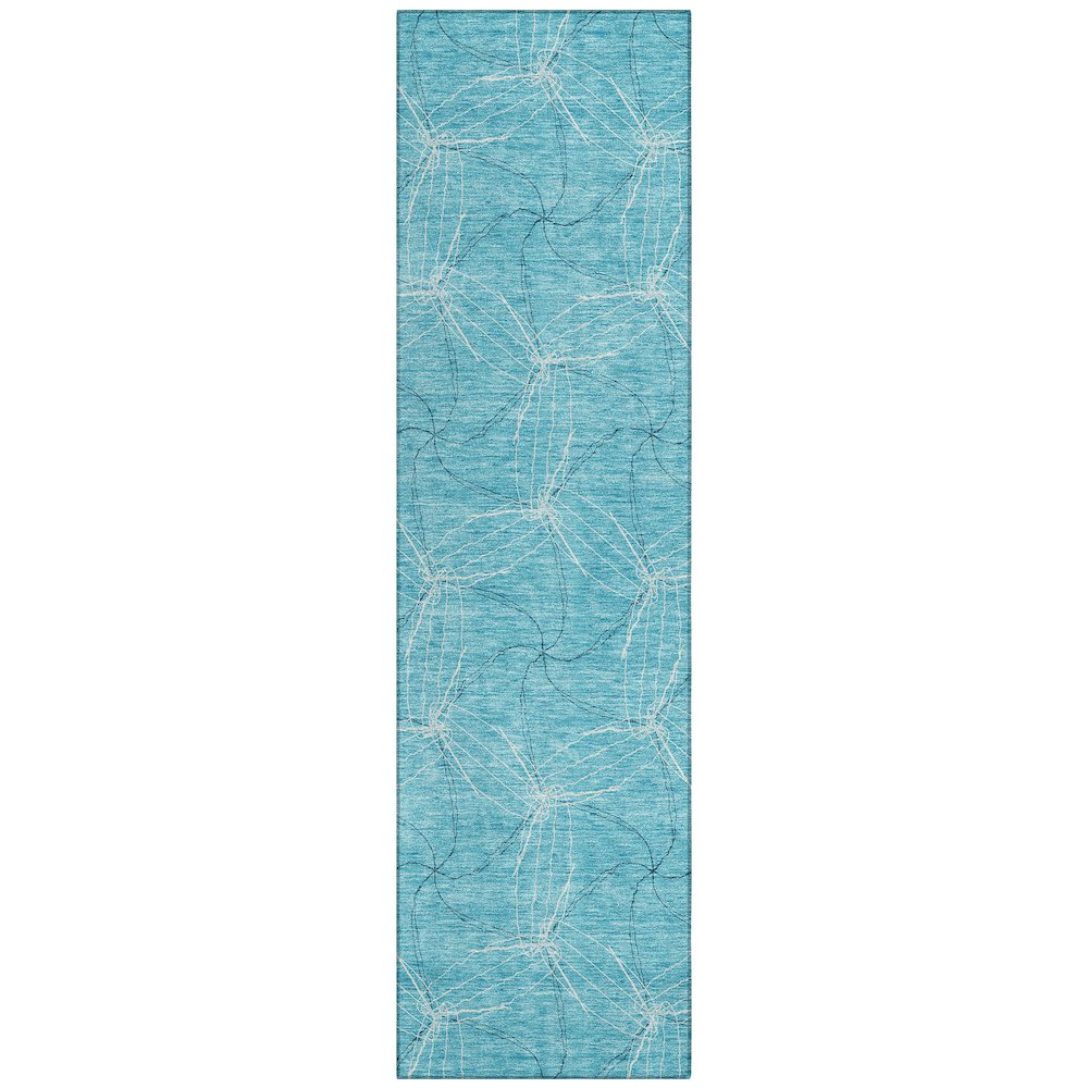 Chantille ACN968 Teal 2'3" x 7'6" Rug. Picture 1