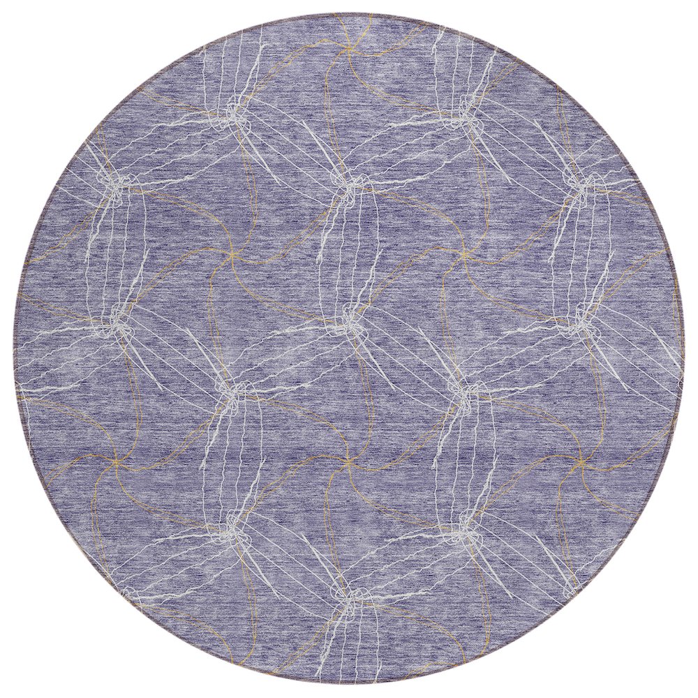 Chantille ACN968 Purple 8' x 8' Rug. Picture 1