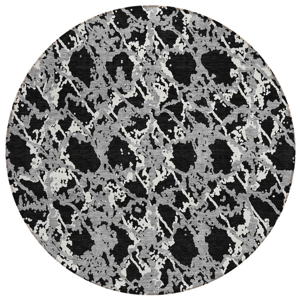 Chantille ACN969 Black 8' x 8' Rug. Picture 1