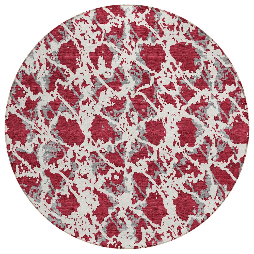 Chantille ACN969 Red 8' x 8' Rug. Picture 1