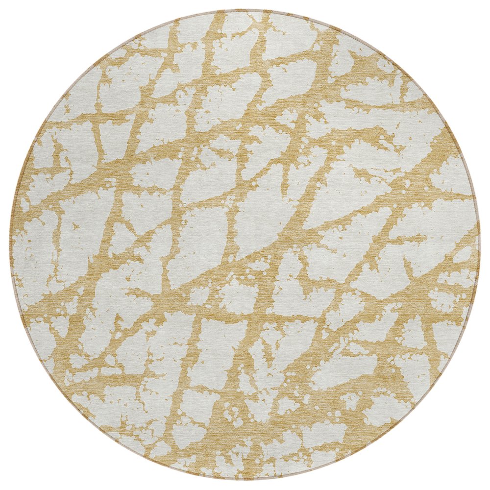 Chantille ACN972 Gold 8' x 8' Rug. Picture 1