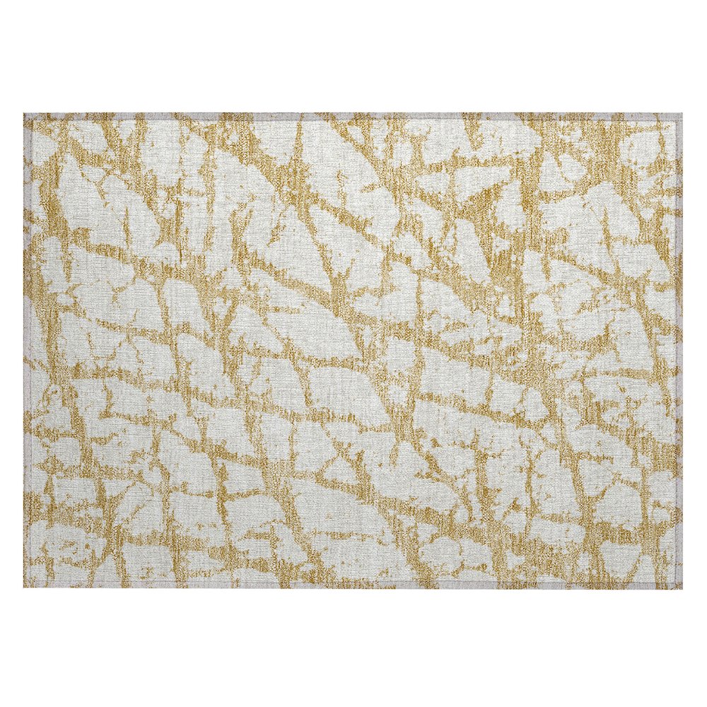 Chantille ACN972 Gold 1'8" x 2'6" Rug. Picture 1