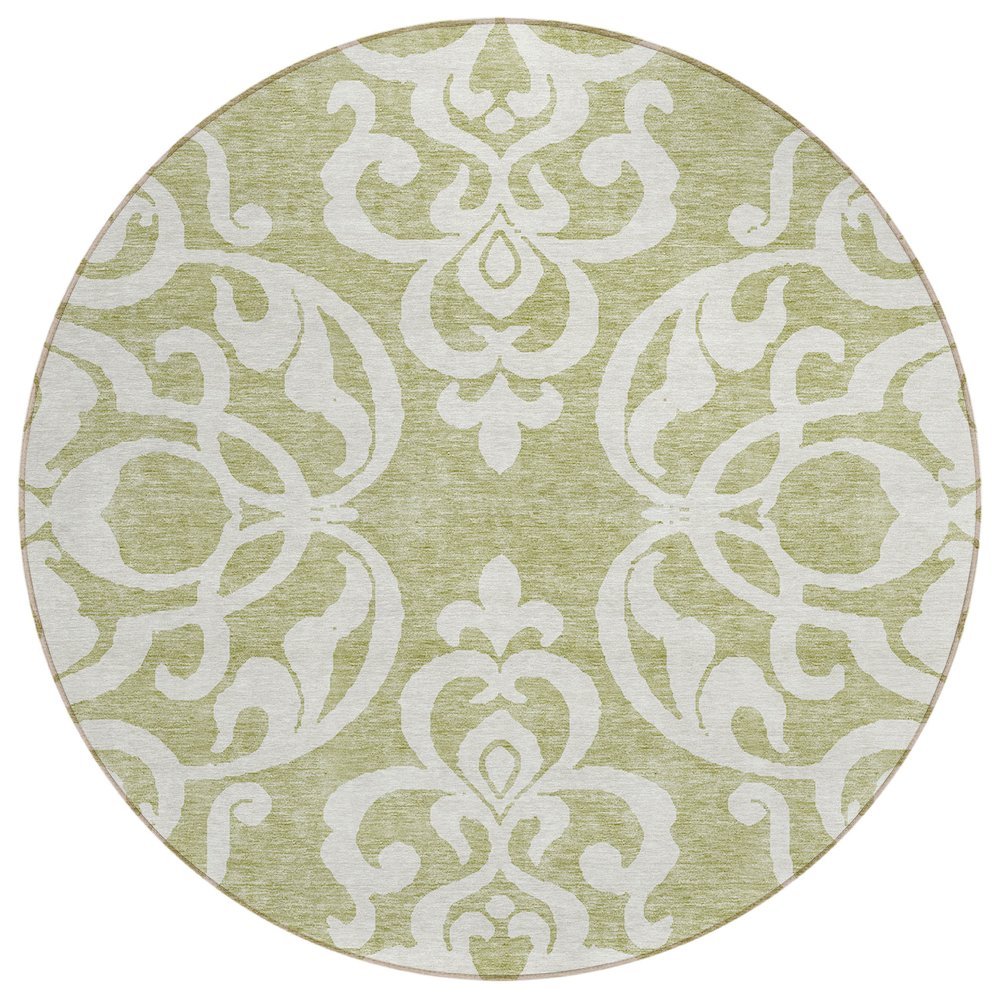 Chantille ACN973 Green 8' x 8' Rug. Picture 1