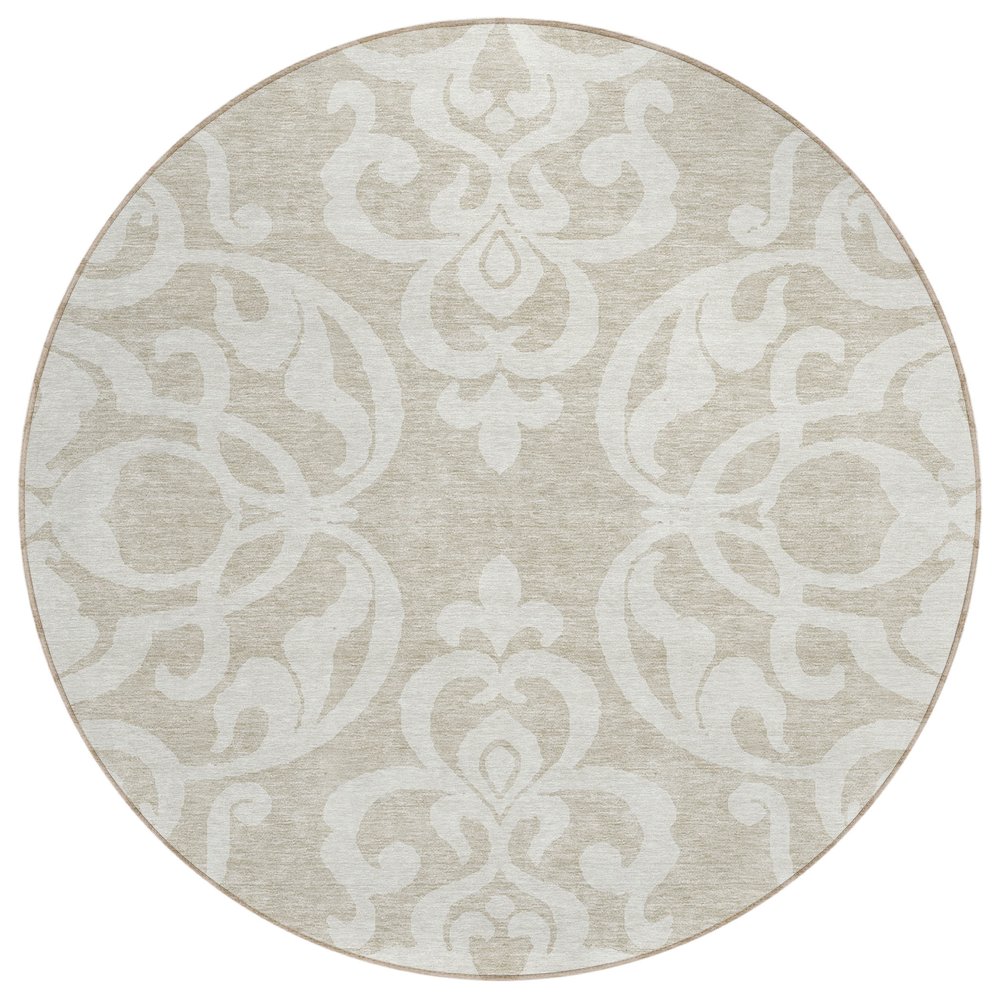 Chantille ACN973 Brown 8' x 8' Rug. Picture 1