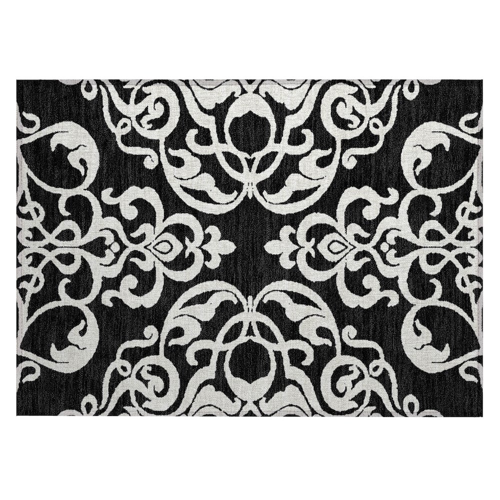 Chantille ACN973 Black 1'8" x 2'6" Rug. Picture 1