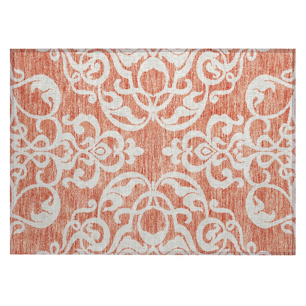 Chantille ACN973 Orange 1'8" x 2'6" Rug. Picture 1