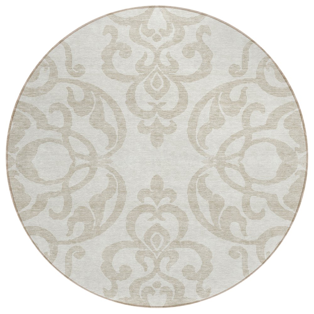 Chantille ACN973 Ivory 8' x 8' Rug. Picture 1