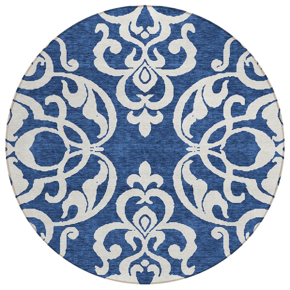 Chantille ACN973 Blue 8' x 8' Rug. Picture 1
