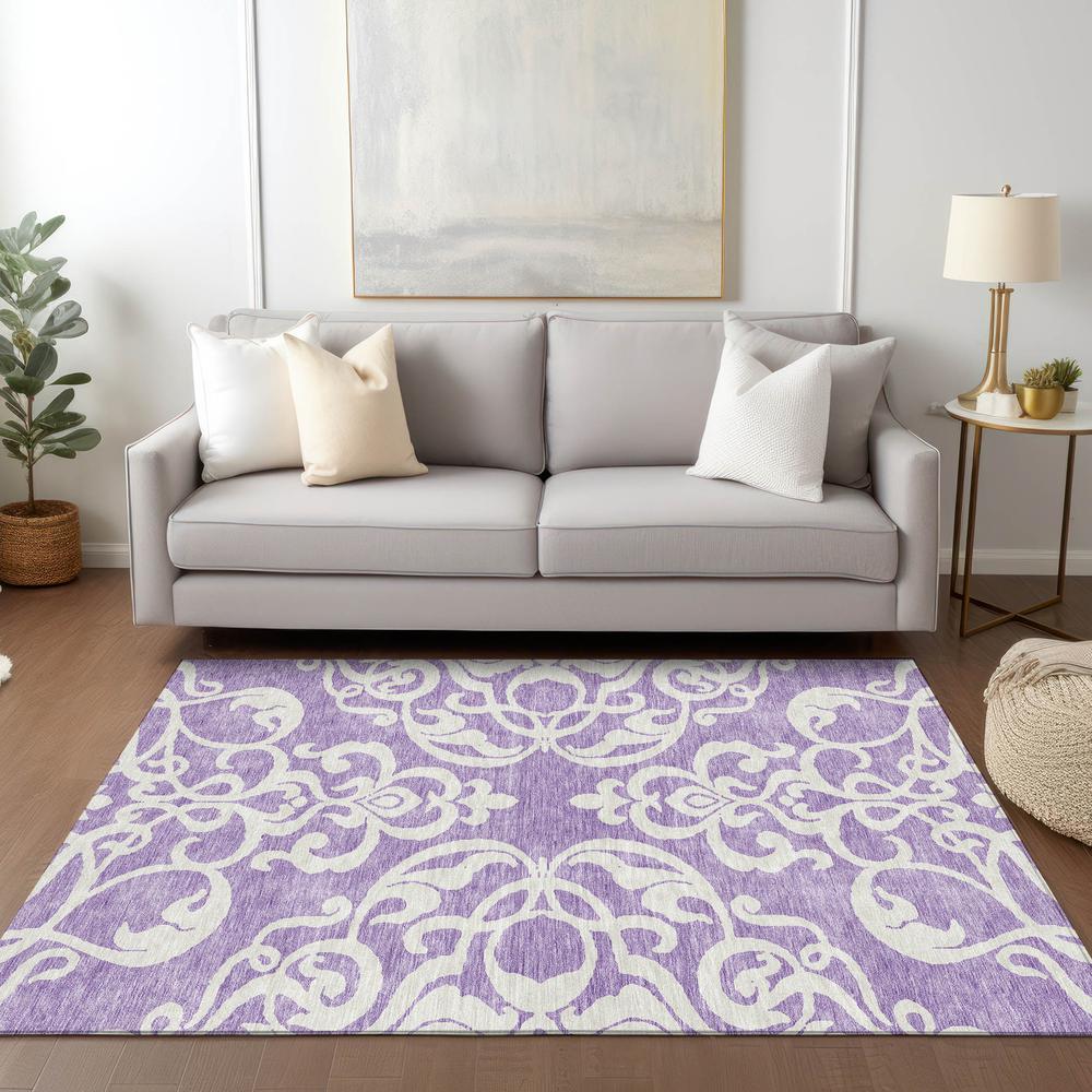 Chantille ACN973 Purple 2'6" x 3'10" Rug. Picture 5